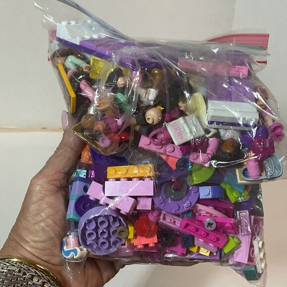 Pink Mega Blocks with Mega Blocks Dolls - Picture 4 of 4